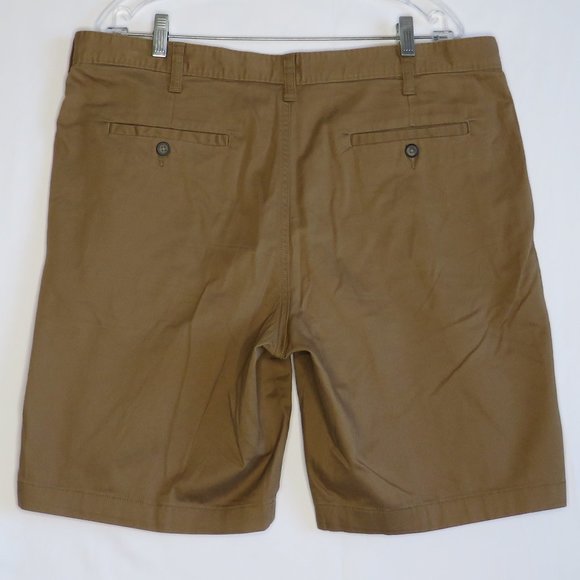 George* Men's 1.5" Belt Loop Multipocketed Flat Front Chocolate Shorts~ Size 38 - Picture 2 of 12